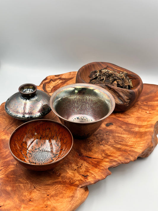 Some new tea table stuffs and golden peony rock tea 新入手的喝茶小玩意和金牡丹岩茶