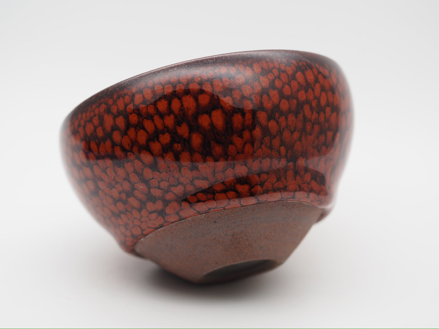 Red Partridge Spots Glaze Monk Bowl Shape Cup