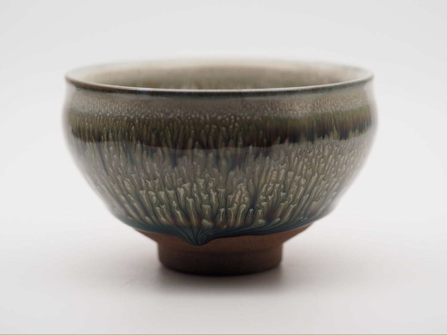 White Peony Oil-droplet Glaze General Shape Jianzhan Cup