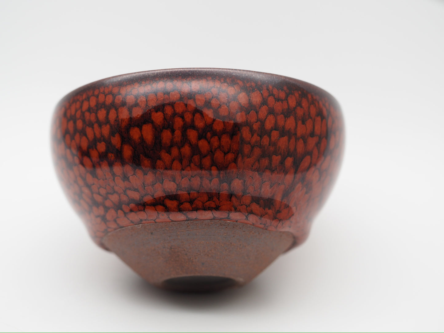 Red Partridge Spots Glaze Monk Bowl Shape Cup