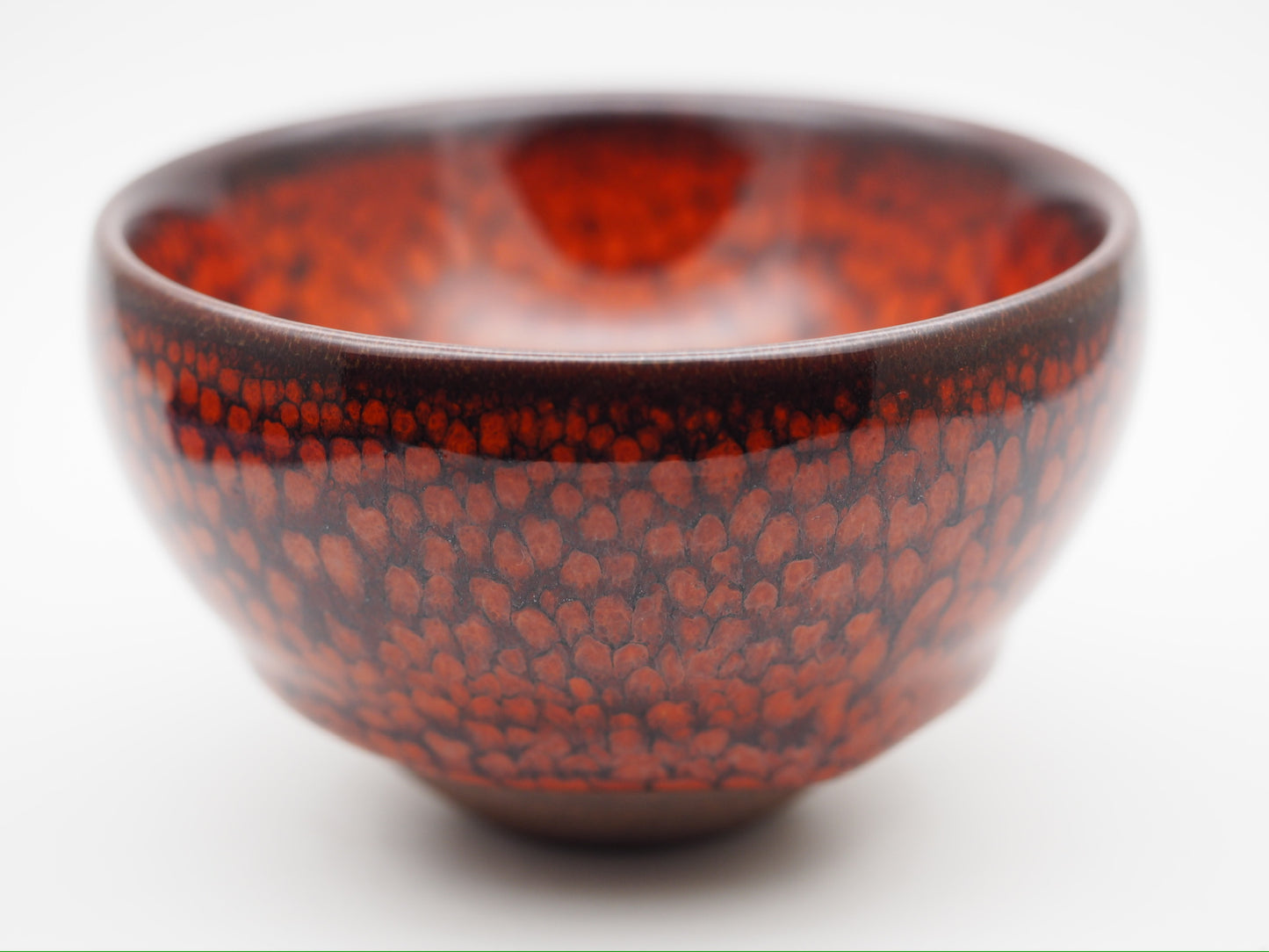 Red Partridge Spots Glaze Monk Bowl Shape Cup