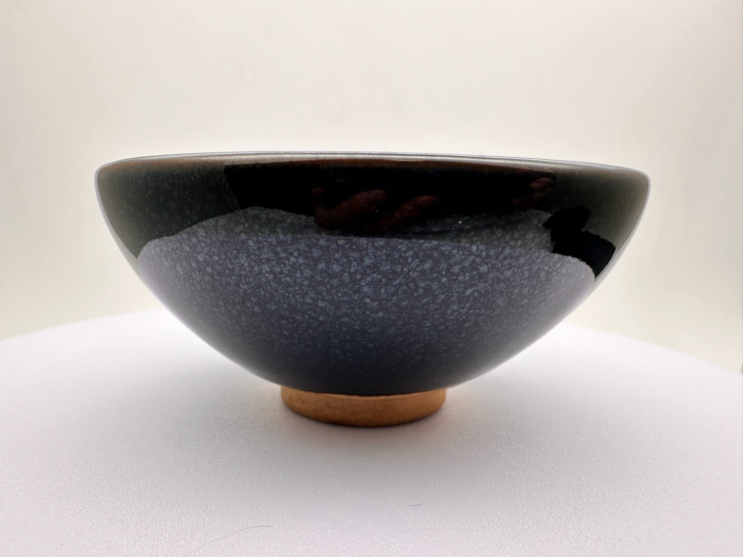 Dark Blue Dot Glaze Short Open-mouth Shape Cup