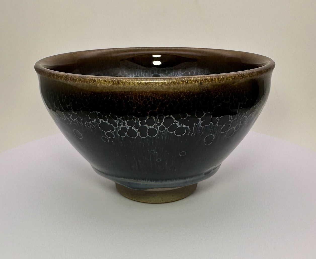 Cup37 Connoisseur's Choice, Dark Galaxy-like Yohen Glaze Tied Mouth Shape Cup by ZoLiangWang