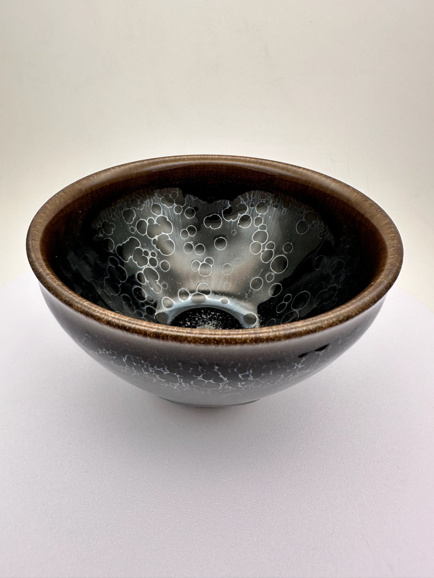 Cup37 Connoisseur's Choice, Dark Galaxy-like Yohen Glaze Tied Mouth Shape Cup by ZoLiangWang