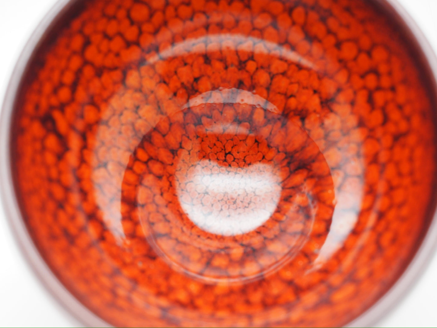 Red Partridge Spots Glaze Monk Bowl Shape Cup