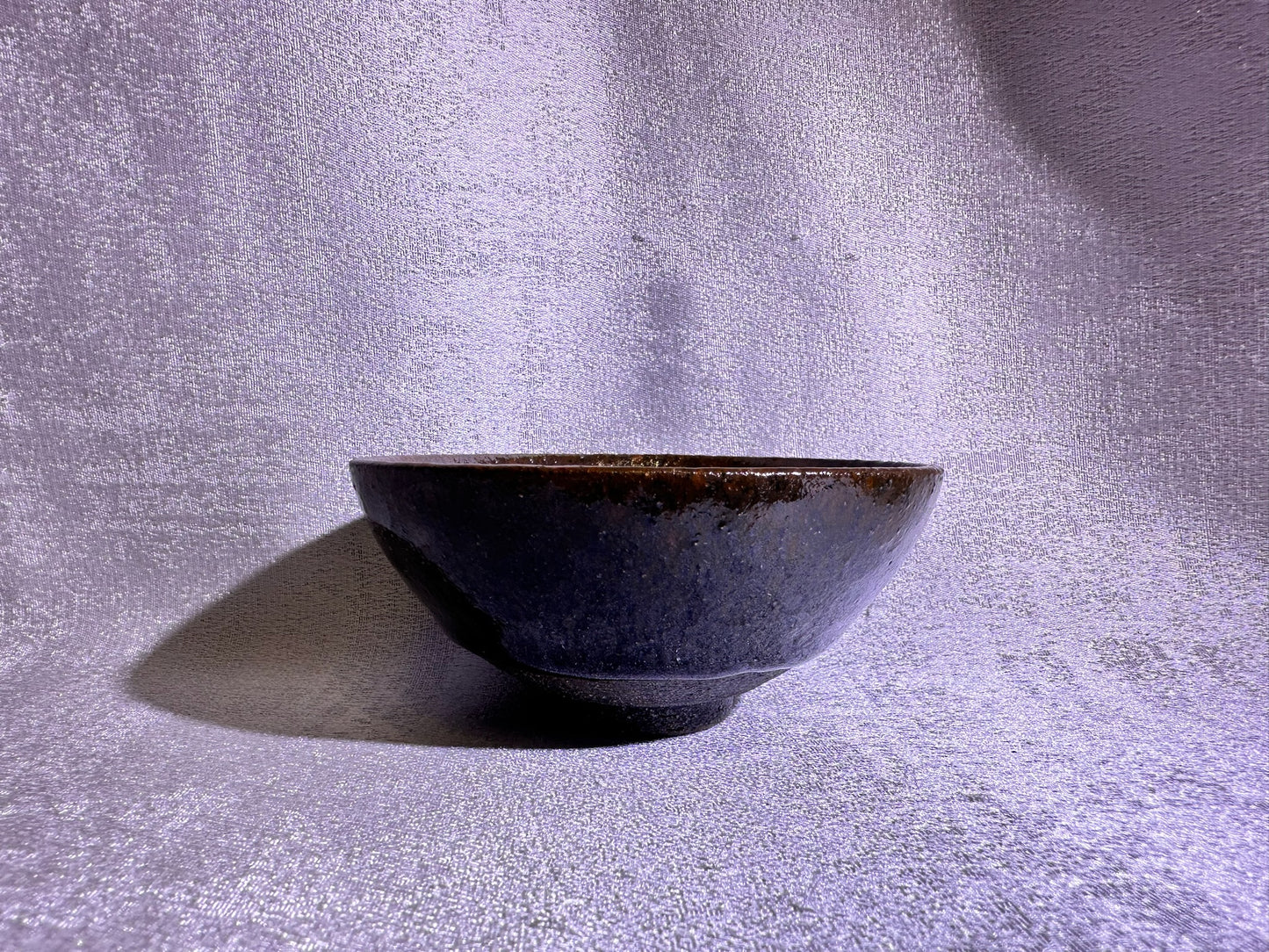 Ancient Song dynasty hare’s fur Old rough clay body flat mouth shape cup, ZoYunYuan
