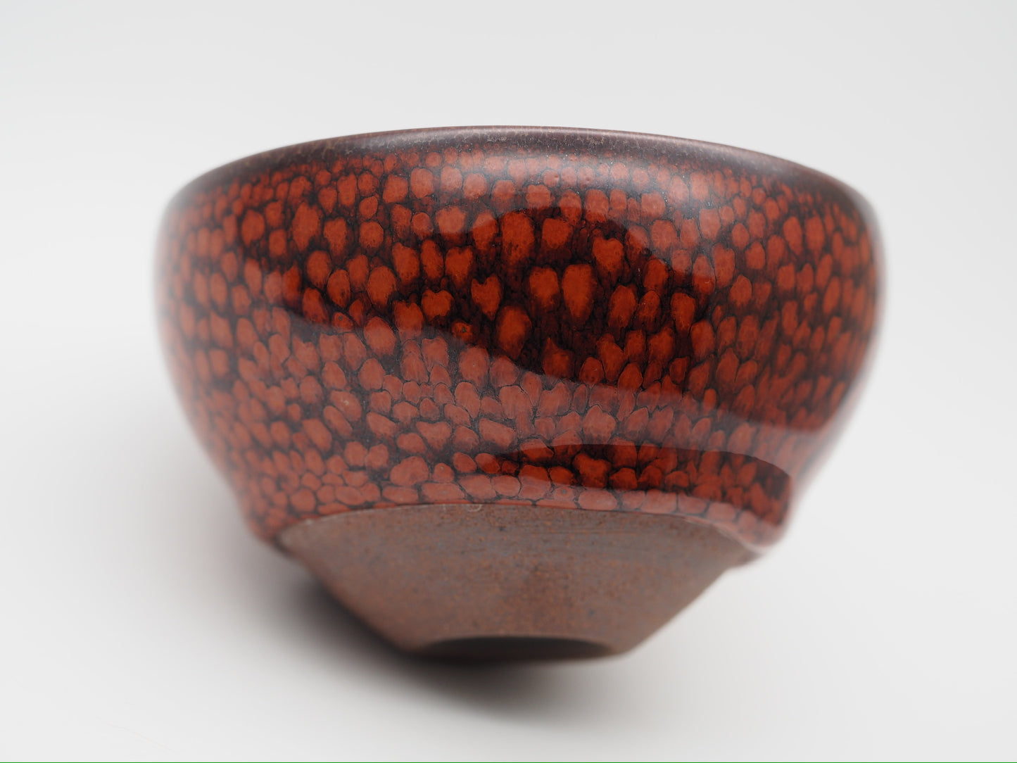 Red Partridge Spots Glaze Monk Bowl Shape Cup