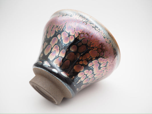 Pink Flower Oil-droplet Magnolia Shape Cup