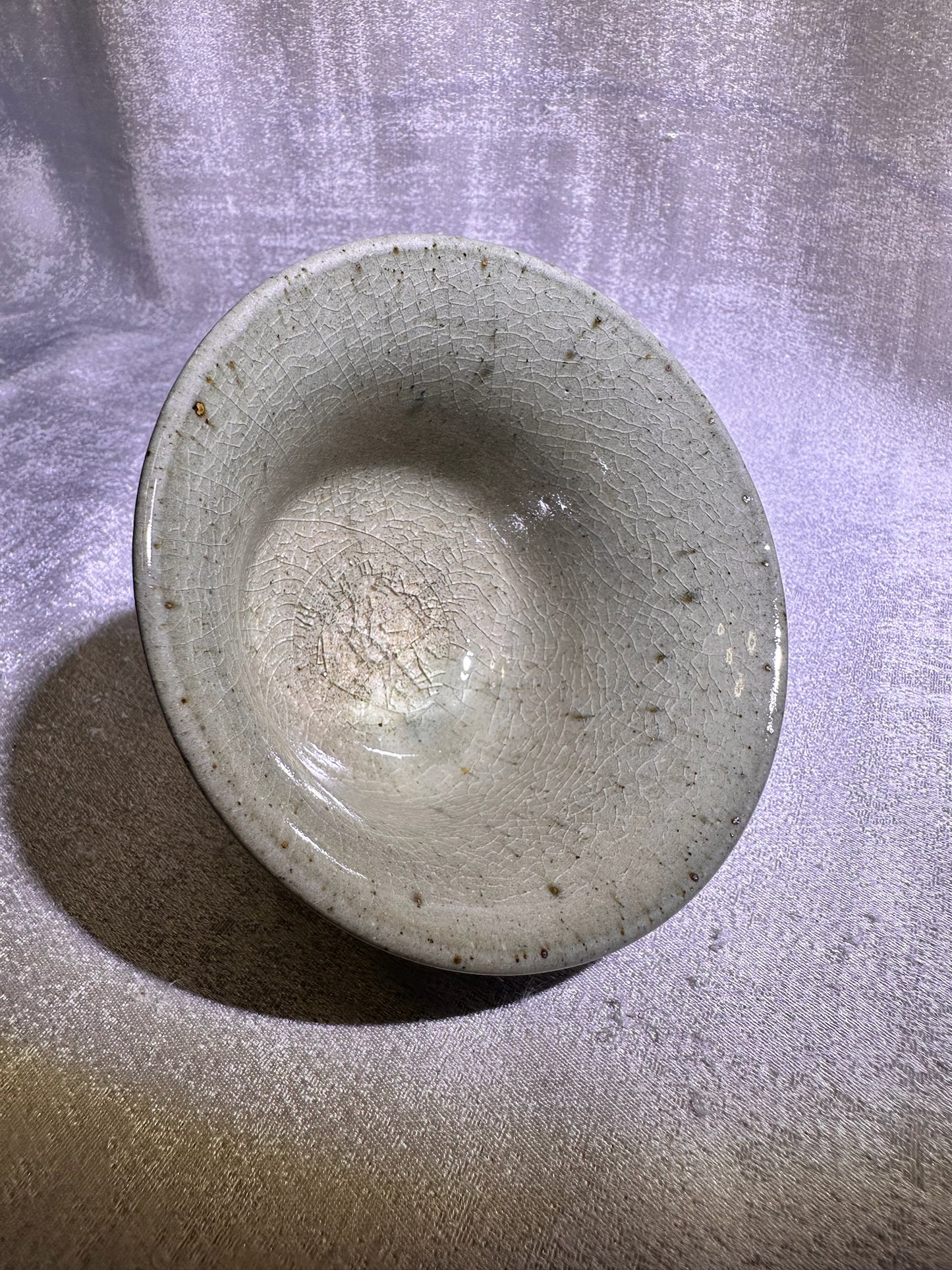 Elegant jade-like glaze 3-piece Gaiwan set, created with aged mud, YangFeiYan