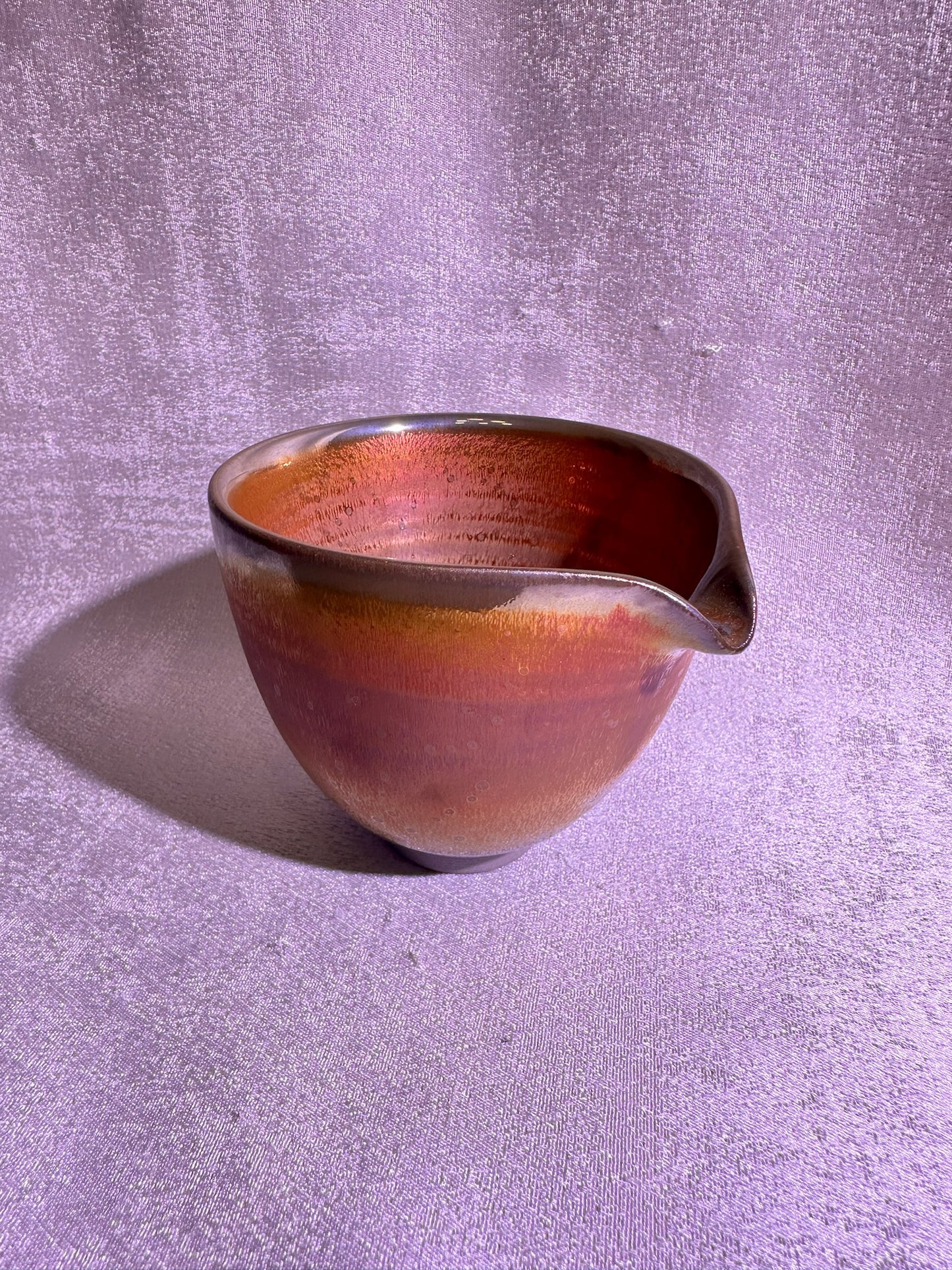 Golden thread multi colored tea-sharing pot, YangFeiYan