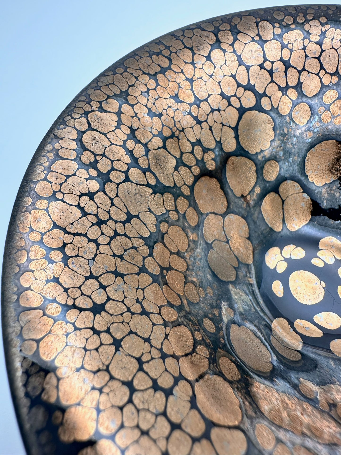 Connoisseur's Choice, Golden Oil-droplet Slanted-mouth Cup by Master Xiang-Song, Chen