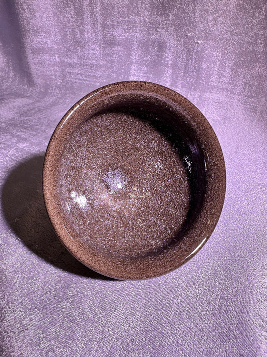 Cup25-Tea foam glaze with ice-like crackles and crab-eye bubble droplets tied mouth shape cup