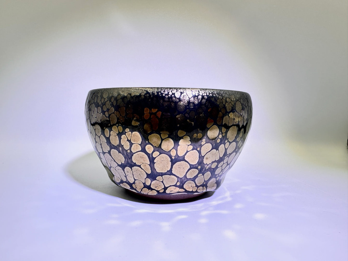 50% off- Black gold glaze golden oil droplet pattern, one glaze drip, XingYun Master bowl shape cup