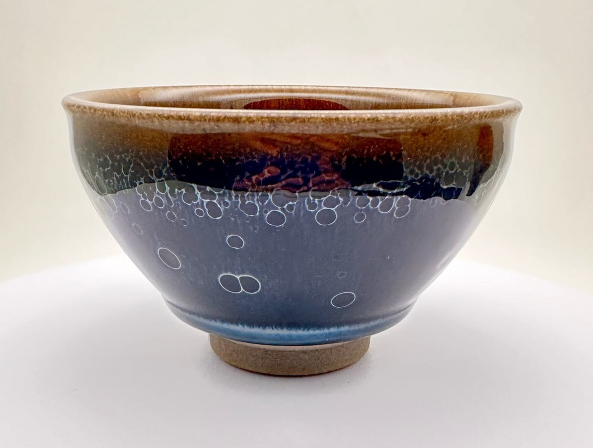 Cup37 Connoisseur's Choice, Dark Galaxy-like Yohen Glaze Tied Mouth Shape Cup by ZoLiangWang