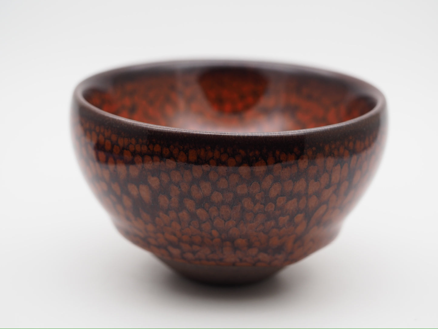 Red Partridge Spots Glaze Monk Bowl Shape Cup