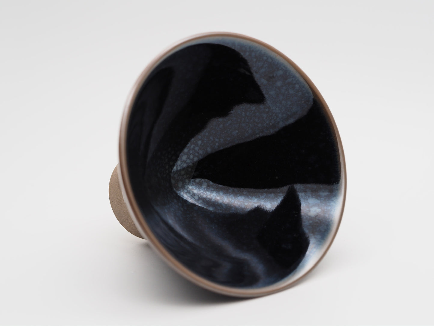 Connoisseur's Choice, Dark Blue Diamond Glaze Douli Shape Cup