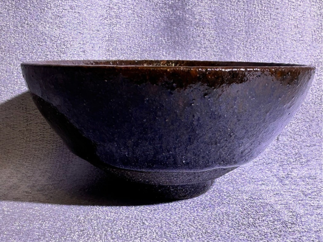 Ancient Song dynasty hare’s fur Old rough clay body flat mouth shape cup, ZoYunYuan
