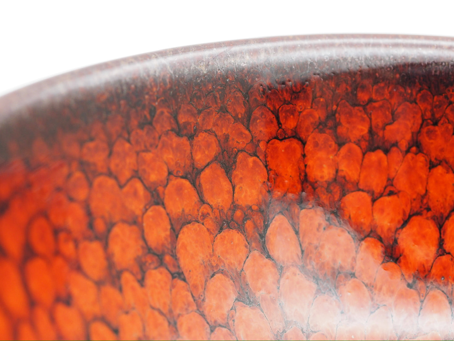 Red Partridge Spots Glaze Monk Bowl Shape Cup