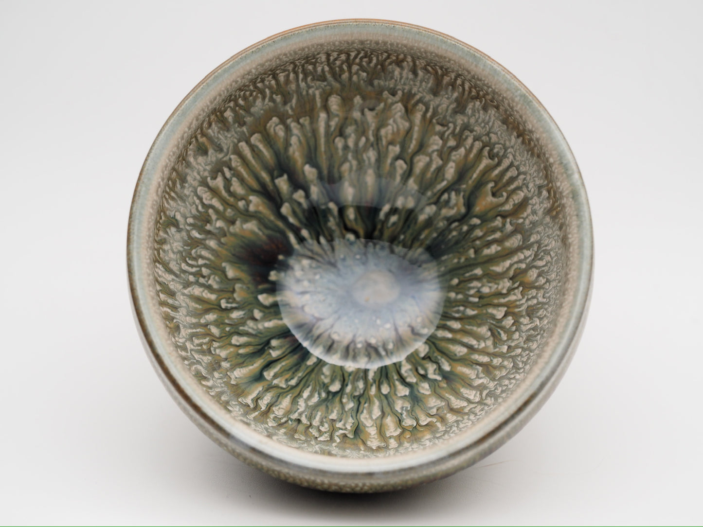 White Peony Oil-droplet Glaze General Shape Jianzhan Cup