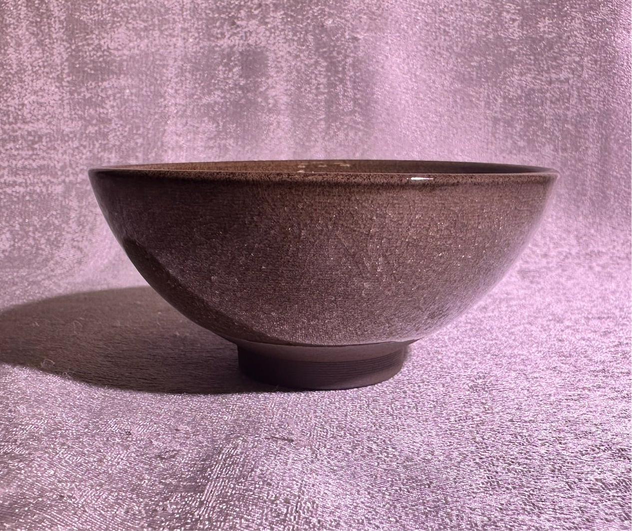 Cup24-Tea foam glaze with ice-like crackles and crab-eye bubble droplets flat mouth shape cup
