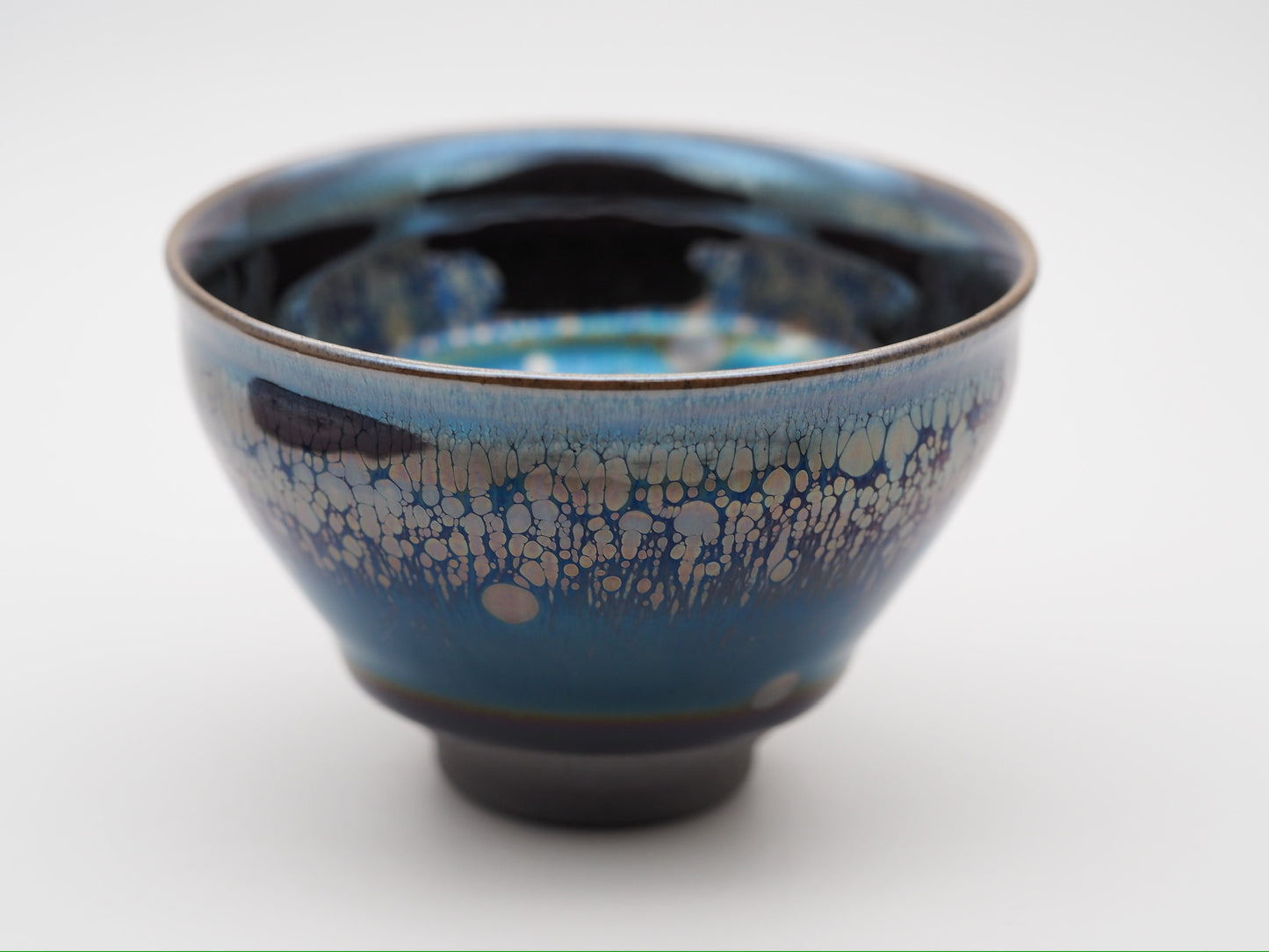 Galaxy yohen glaze tied mouth shape cup
