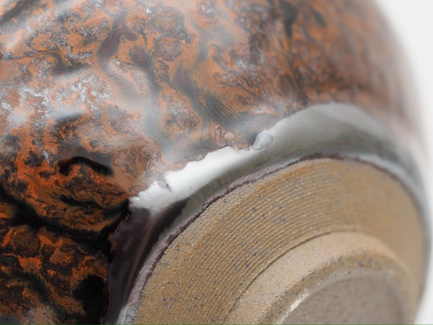 Bodhi Tree Glaze Short Tied Mouth Jianzhan Teacup, GuPanHong