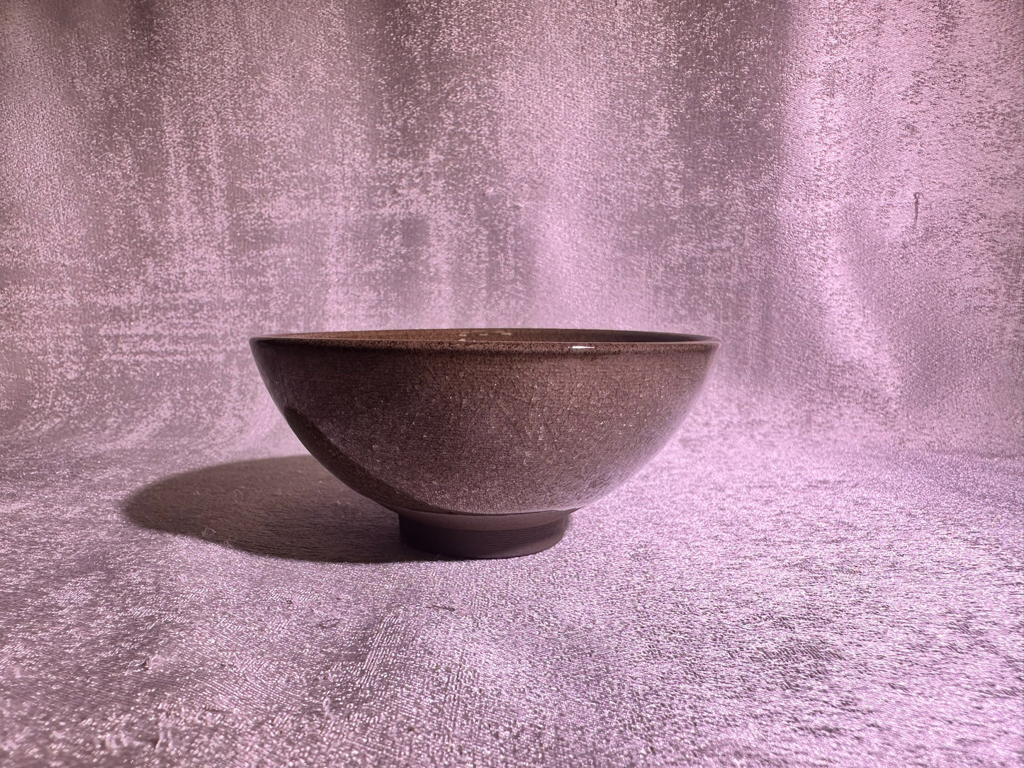 Cup24-Tea foam glaze with ice-like crackles and crab-eye bubble droplets flat mouth shape cup