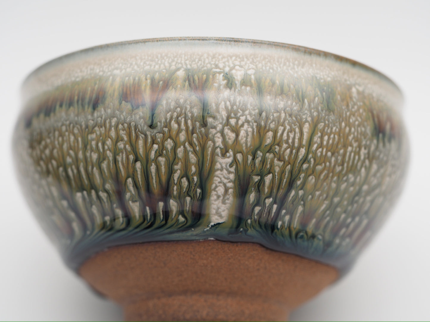 White Peony Oil-droplet Glaze General Shape Jianzhan Cup