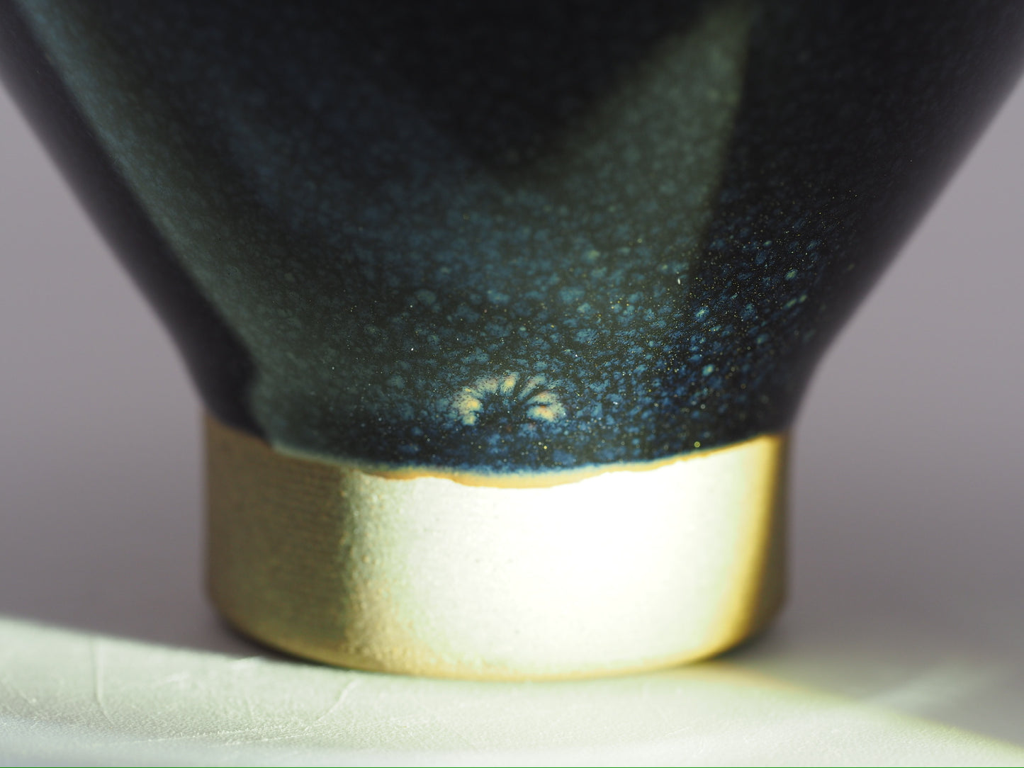 Connoisseur's Choice, Dark Blue Diamond Glaze Douli Shape Cup
