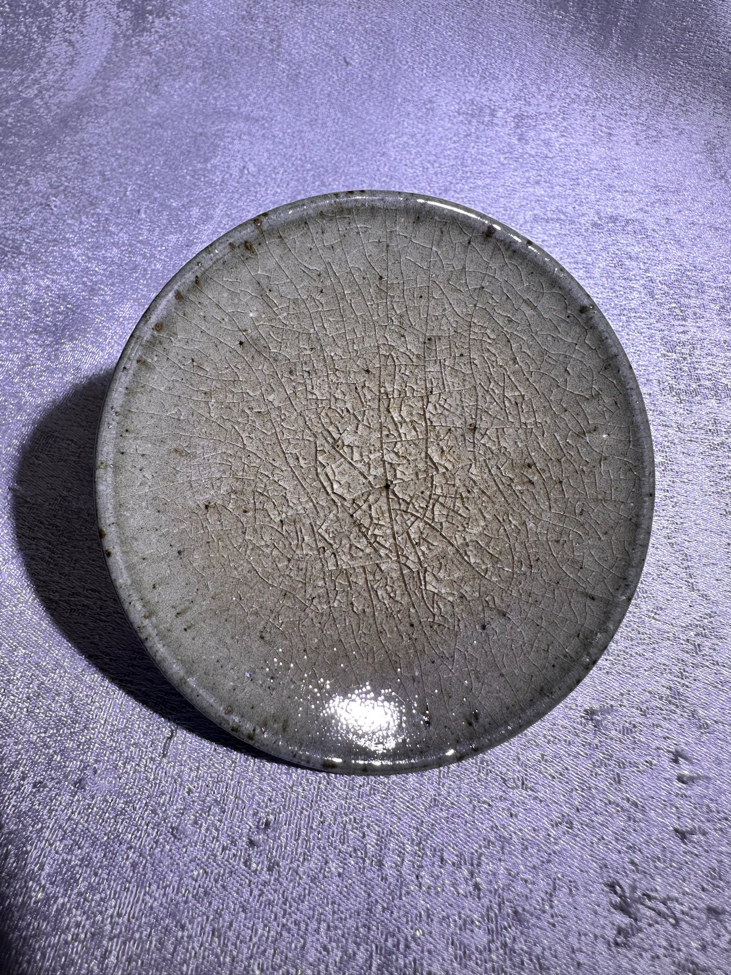 Elegant jade-like glaze 3-piece Gaiwan set, created with aged mud, YangFeiYan
