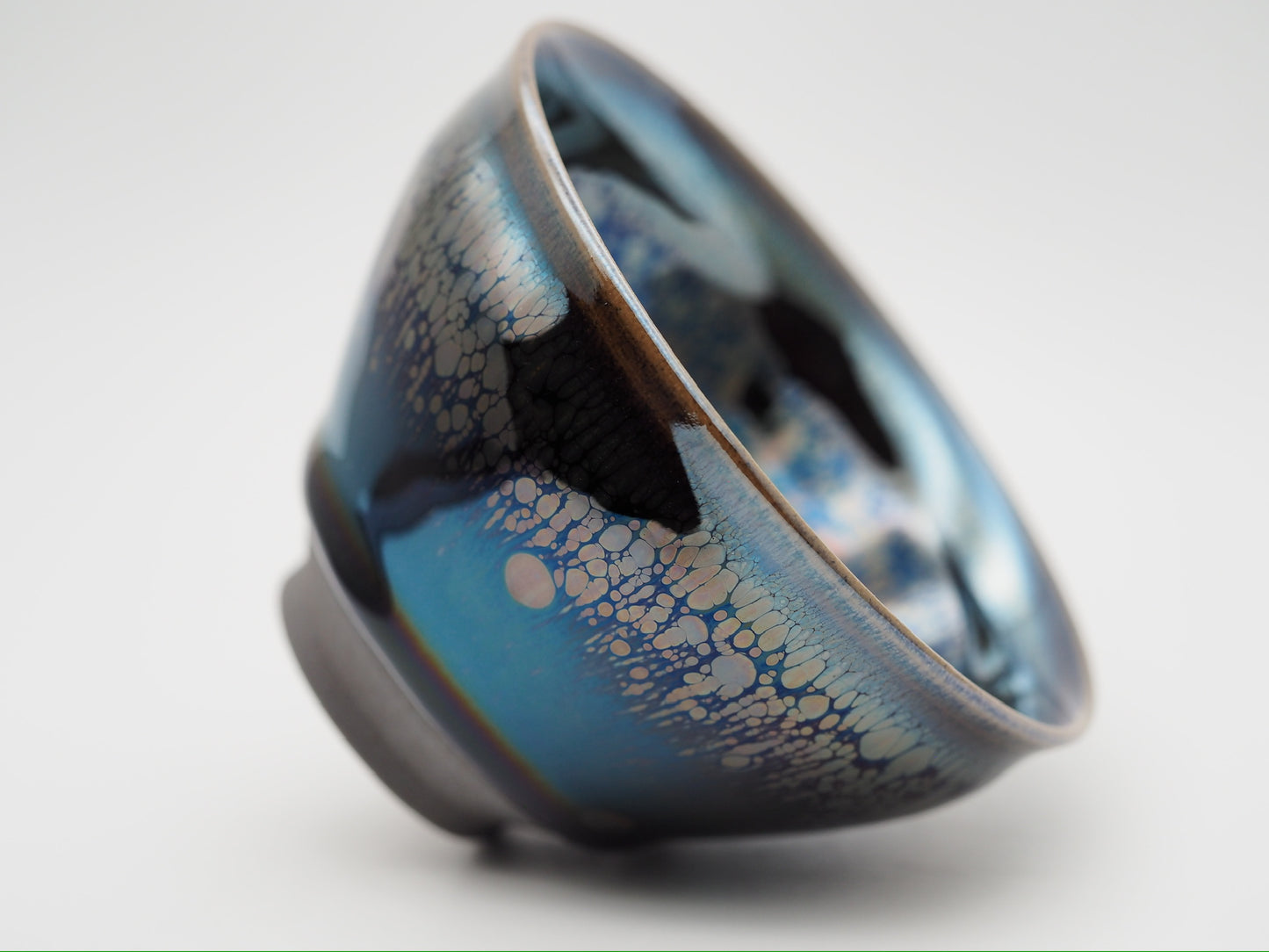 Galaxy yohen glaze tied mouth shape cup