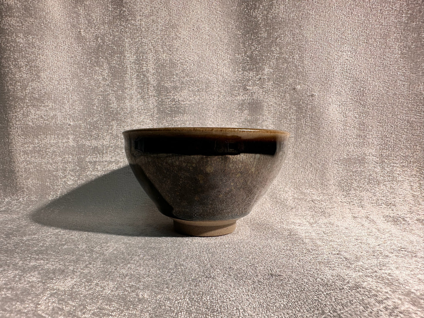 Cup13-Red halo oil droplet Yohen glaze blue hare’s fur Tied mouth Jianzhan cup