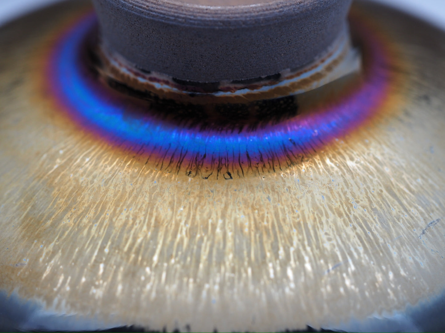 Golden Hare's Fur Rainbow Halo 3-piece Gaiwan Set
