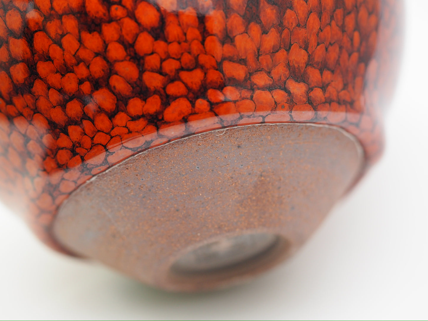 Red Partridge Spots Glaze Monk Bowl Shape Cup