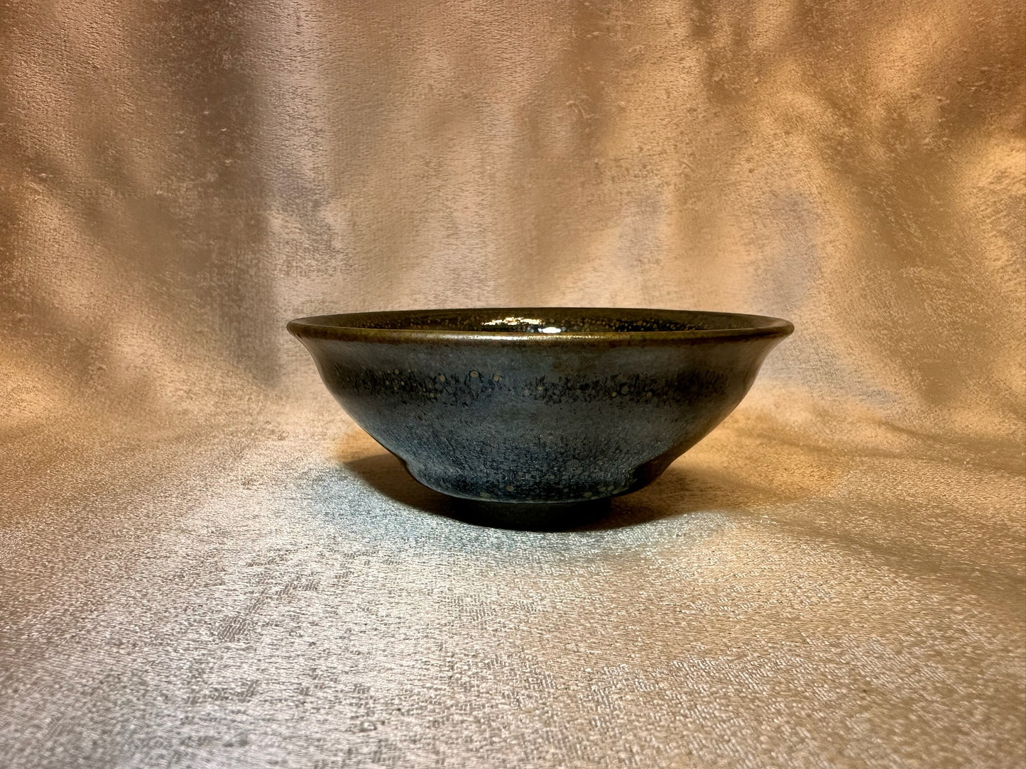 Black glazed green partridge official’s hat shape cup