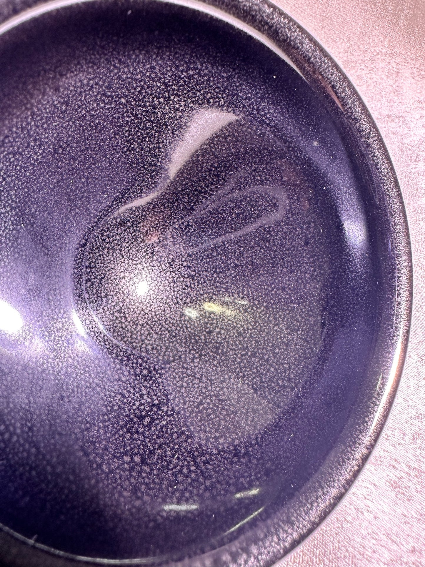 Cup8-Black gold glaze snow flake oil droplets pattern tied mouth shape by WangZhangLiang