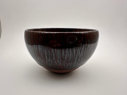 Crimson Glaze Hare's Fur (Monk bowl shape) Cup