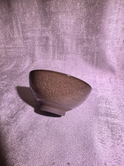 Cup24-Tea foam glaze with ice-like crackles and crab-eye bubble droplets flat mouth shape cup