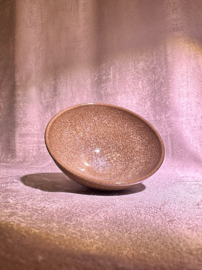 Cup24-Tea foam glaze with ice-like crackles and crab-eye bubble droplets flat mouth shape cup