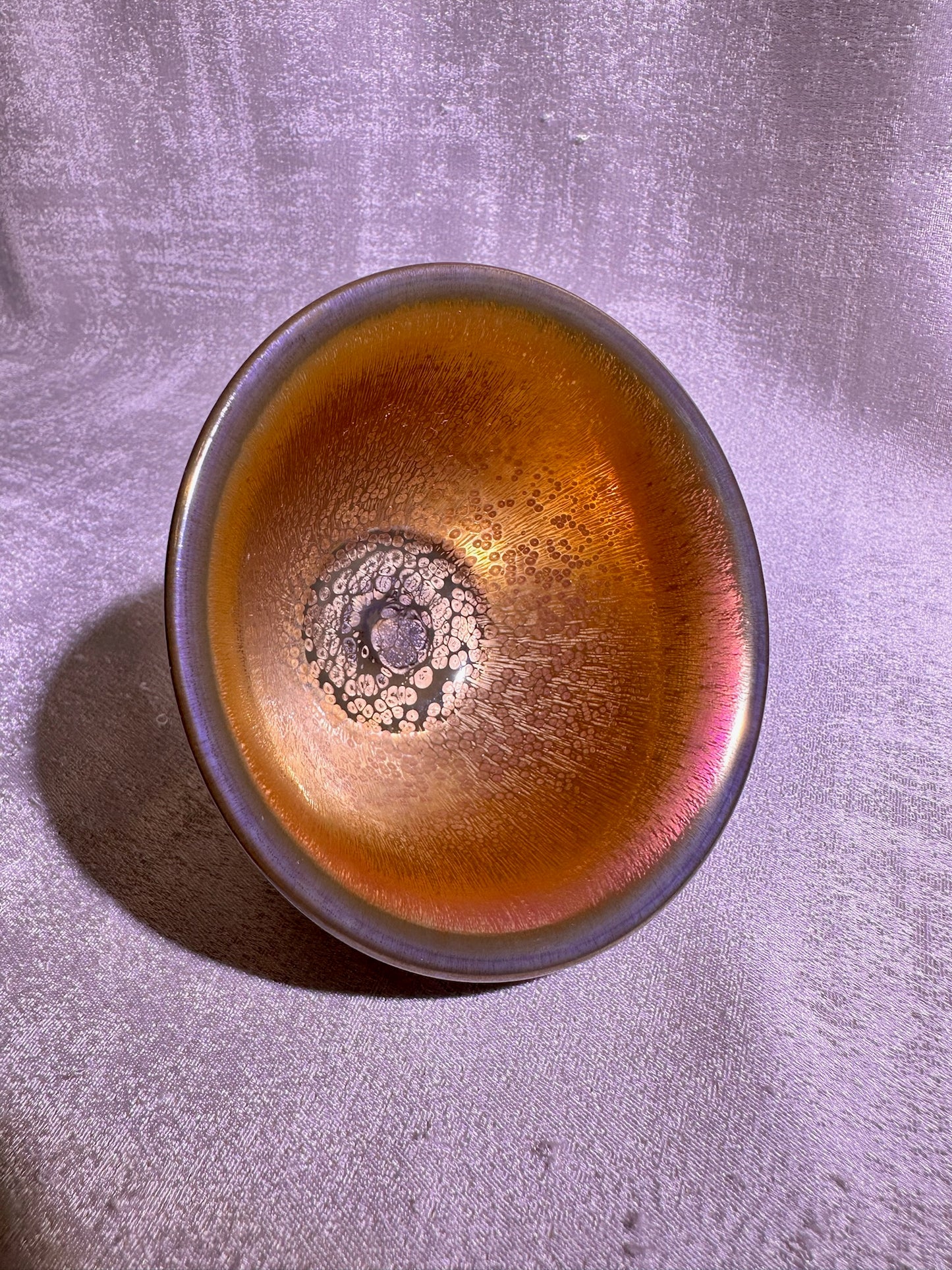 Golden glaze golden purple hare’s fur 2-piece Gaiwan, YangFeiYan