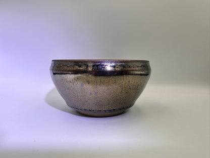 Black glaze mix colored rose gold oil droplet pattern tank shape cup, XuXiaoWei