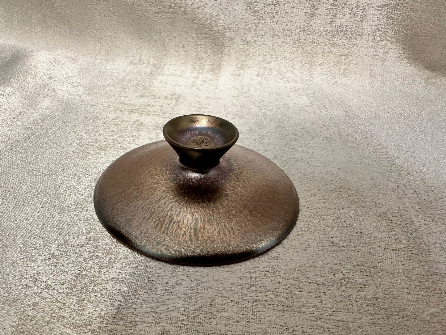 Rose gold glaze hare’s fur 2-piece Gaiwan set, super thin clay body