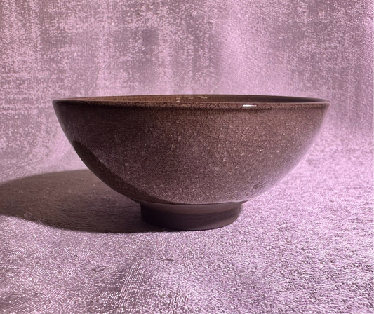 Cup24-Tea foam glaze with ice-like crackles and crab-eye bubble droplets flat mouth shape cup