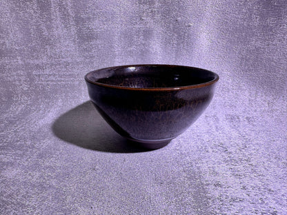 Bodhi tree pattern brown and red glaze tied mouth shape, YangFeiYan