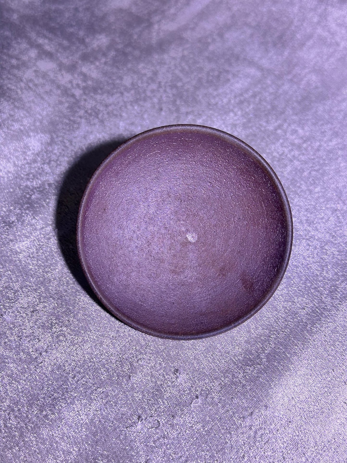 Unglazed 2-piece Gaiwan set open mouth shape, plain and unpolished