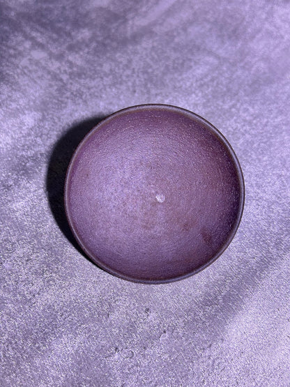 Unglazed 2-piece Gaiwan set open mouth shape, plain and unpolished