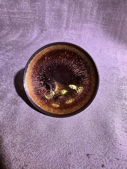 Golden glaze golden purple hare’s fur 2-piece Gaiwan, YangFeiYan