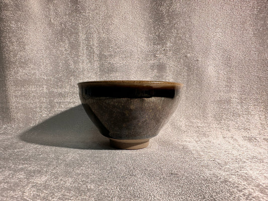 Cup13-Red halo oil droplet Yohen glaze blue hare’s fur Tied mouth Jianzhan cup