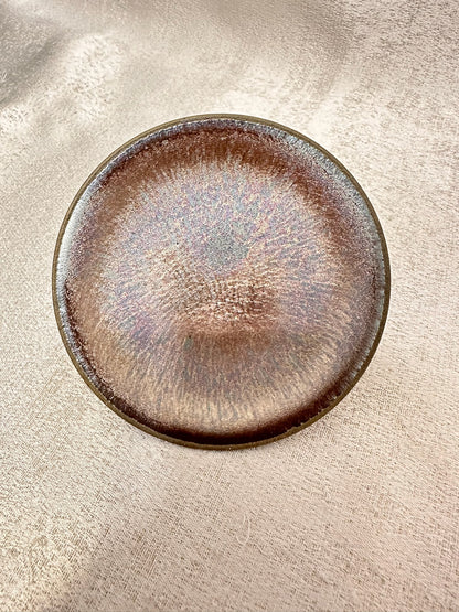 Rose gold glaze hare’s fur 2-piece Gaiwan set, super thin clay body